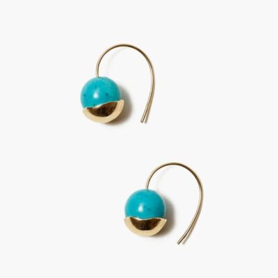 Jewelry Chan Luu  | 14K Gold Dipped Turquoise Earrings