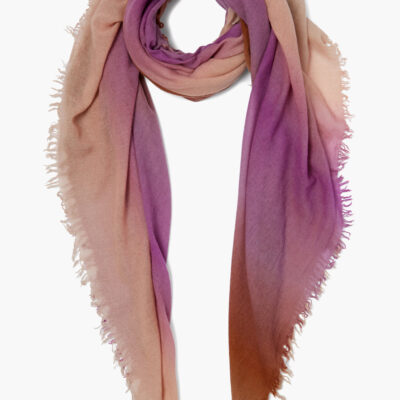 Orchid Ombre Cashmere Scarf