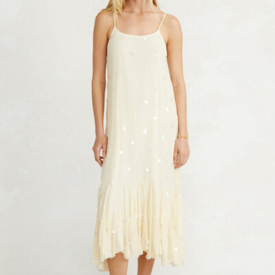 Isabella Dress Cloud Cream