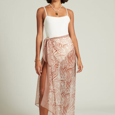 Zebra Print Sarong Sequoia