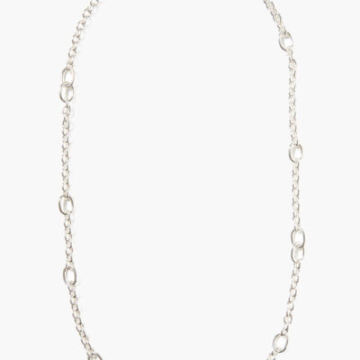 Frances Long Necklace Silver