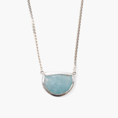 Aquamarine Luna Necklace