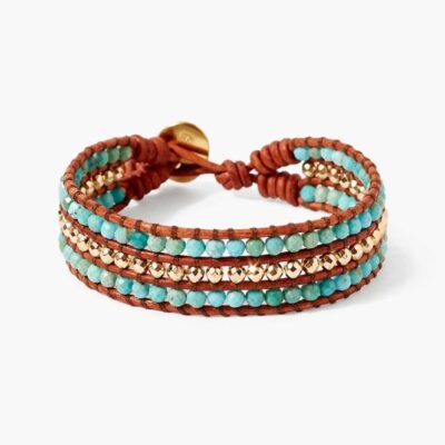 Jewelry Chan Luu  | Sedona Single Wrap Bracelet Turquoise