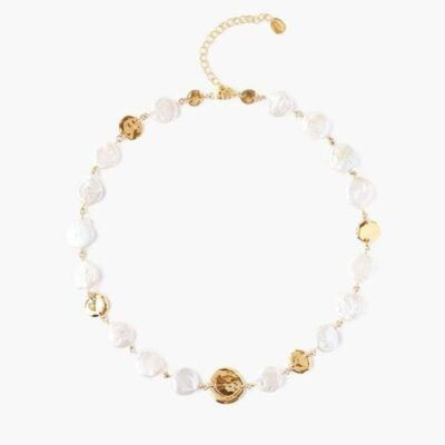 Jewelry Chan Luu  | White Keshi Pearl Necklace