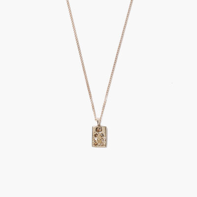 14k Petite Domino Necklace