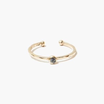 Jewelry Chan Luu  | 14K Champagne Diamond Toe Ring