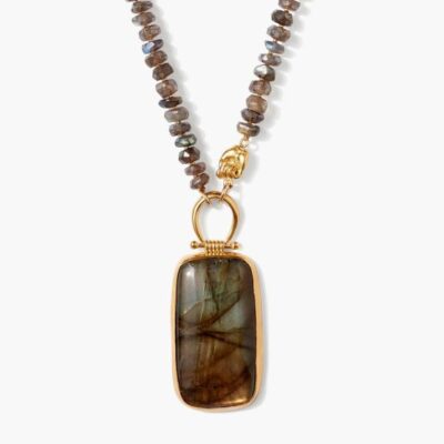 Jewelry Chan Luu  | Leon Pendant Necklace Labradorite