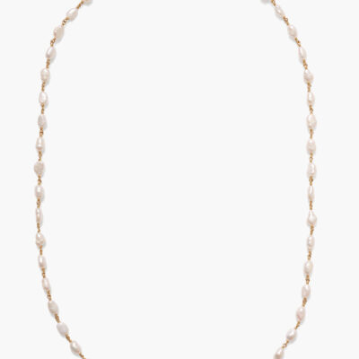 Santa Fe Necklace White Pearl