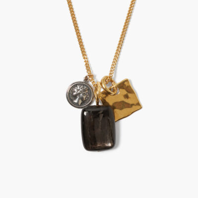 Minerva Charm Necklace Hypersthene