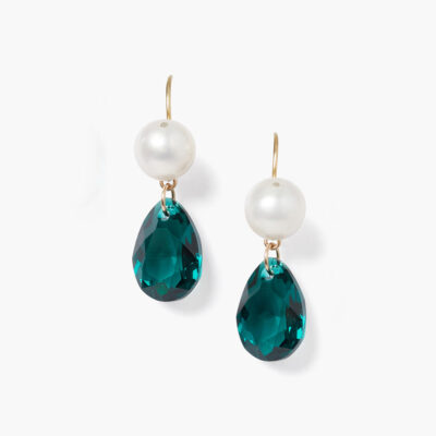 Monte Carlo Drop Earrings Emerald