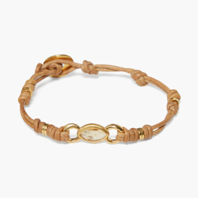 Reina Single Wrap Bracelet Citrine