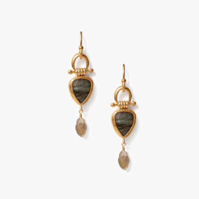 Rahel Drop Earrings Labradorite