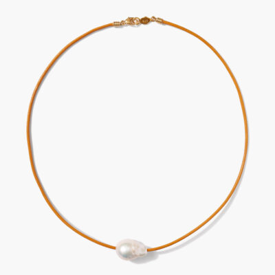 Isla Pearl Necklace Marigold