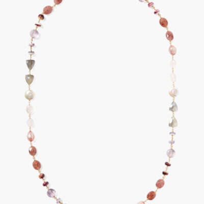 Maeve Necklace Lavender Mix