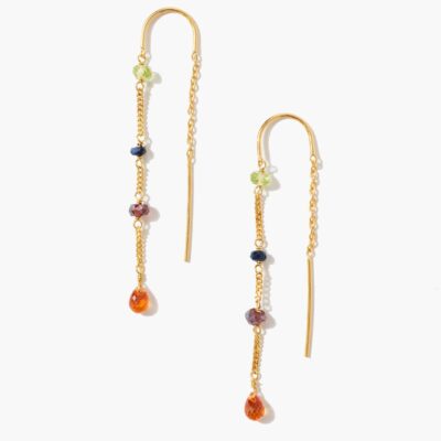 Hani Threader Earrings Multi