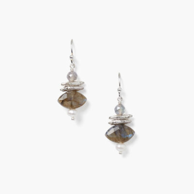 Lisbeth Drop Earrings Labradorite Mix