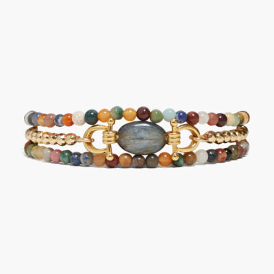 Cheval Triple Naked Wrap Bracelet Multi