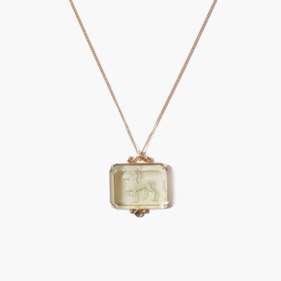 14k Aries Zodiac Necklace