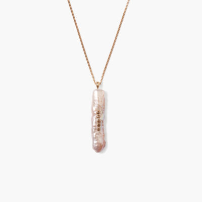 14k Haena Necklace Pink Pearl