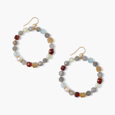 Magdalena Hoop Earrings Multi