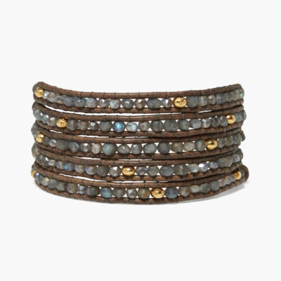 Denali Wrap Bracelet Blue Lab Mix