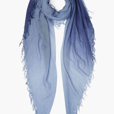 Crown Blue / Tempest Cashmere and Silk Scarf