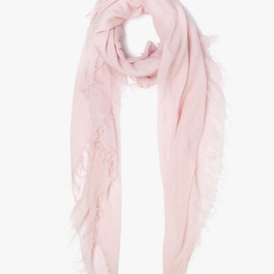 Mauve Chalk Cashmere and Silk Scarf