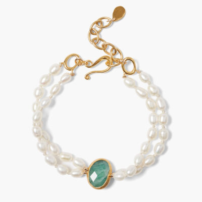 Colette Bracelet White Pearl