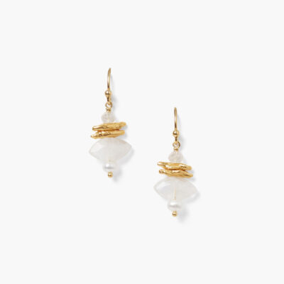 Lisbeth Drop Earrings Moonstone Mix