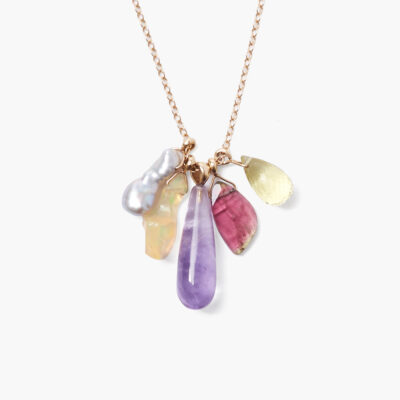 14k Amethyst Mix Kaleidoscope Necklace