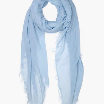 Simply Blue Cashmere and Silk Scarf