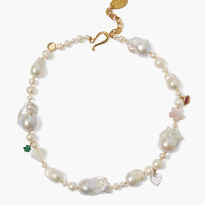 Jardin Necklace White Pearl