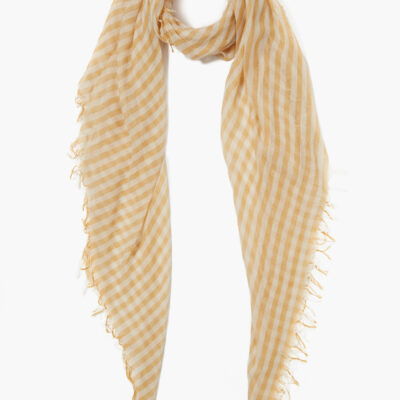 Honey Linea Cashmere and Silk Scarf