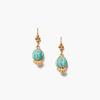 Balloon Earrings Turquoise