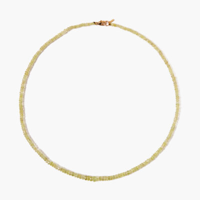 14k Chrysoberyl Collar Necklace