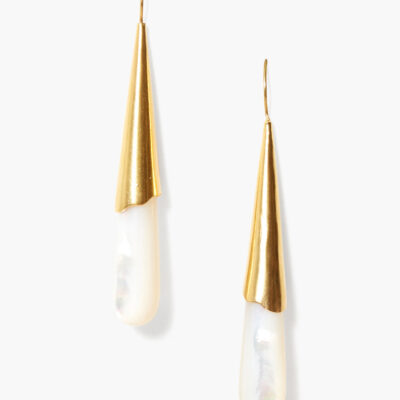 Tide Earrings White MOP