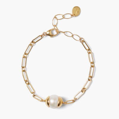 Maribel Bracelet White Pearl