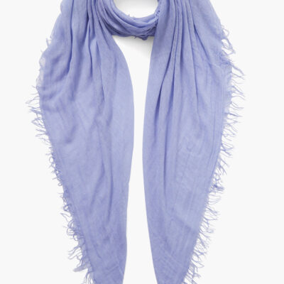 Periwinkle Cashmere and Silk Scarf