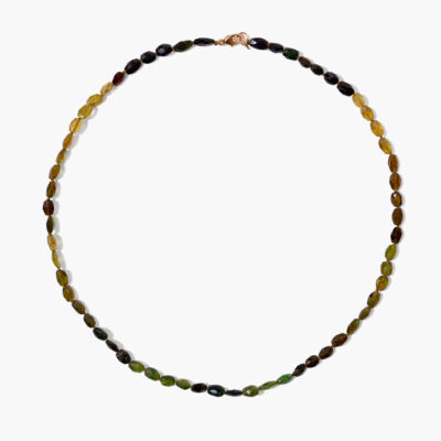 14k Green Tourmaline Petra Necklace