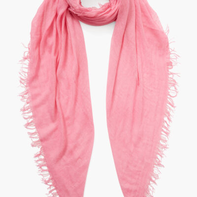 Sachet Pink Cashmere and Silk Scarf