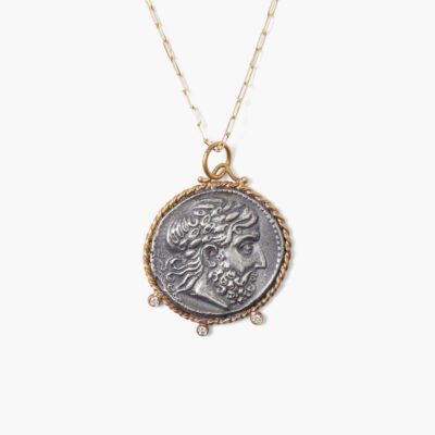 24k Commodus Coin Necklace