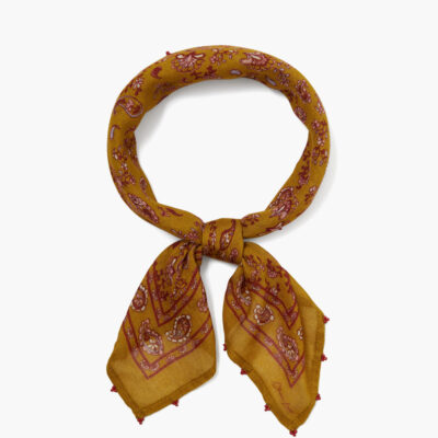 Chai Tea Paisley Bandana