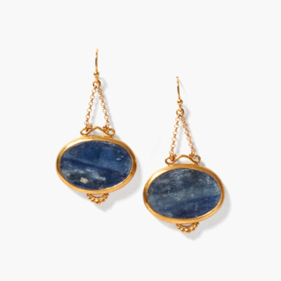 Lake Drop Earrings Kyanite