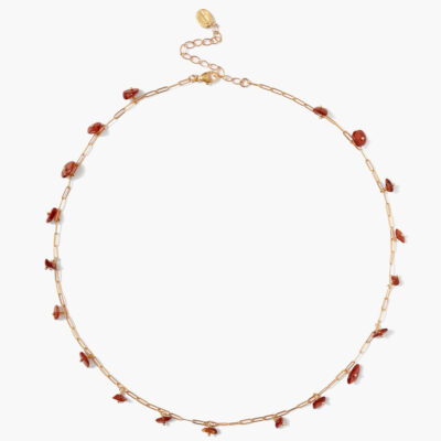 Cayman Short Necklace Amber