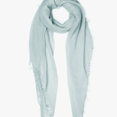 Iceberg Grey Cashmere and Silk Scarf