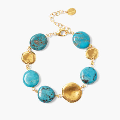 Coin Bracelet Turquoise